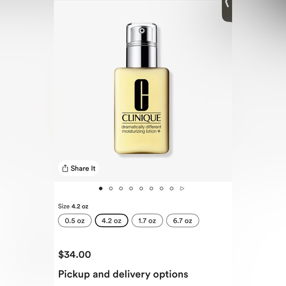 3 for 1 !!! Kate Spade/Clinique Blue Tote Bag with Clinique moisturizer - Picture 2 of 4